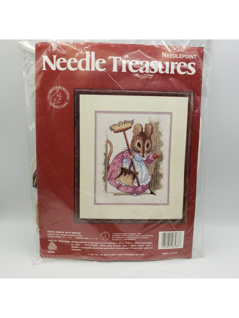 Needle Treasures Vintage Needlepoint Kit  Hunca Munca Beatrix Potter 06588